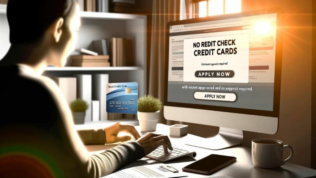 How to Apply for No Credit Check Credit Cards Instant Approval No Deposit
